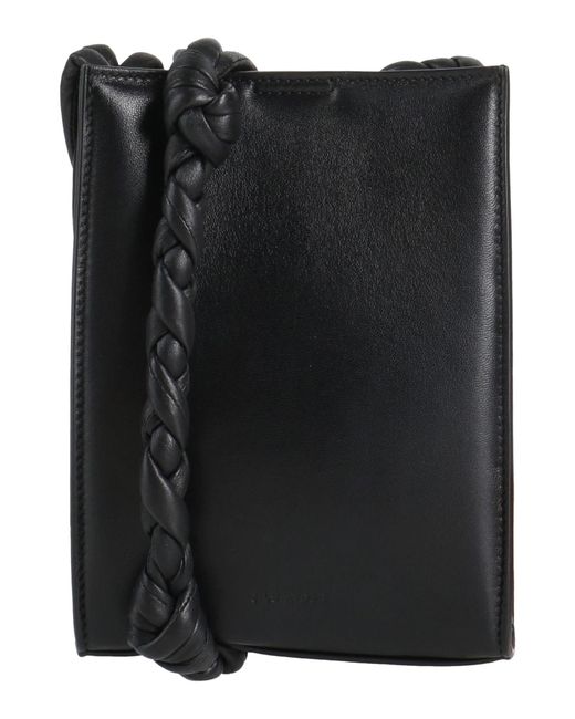 Jil Sander Black Cross-Body Bag Ovine Leather