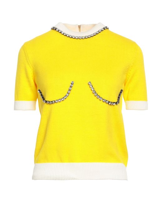 Elisabetta Franchi Yellow Sweater