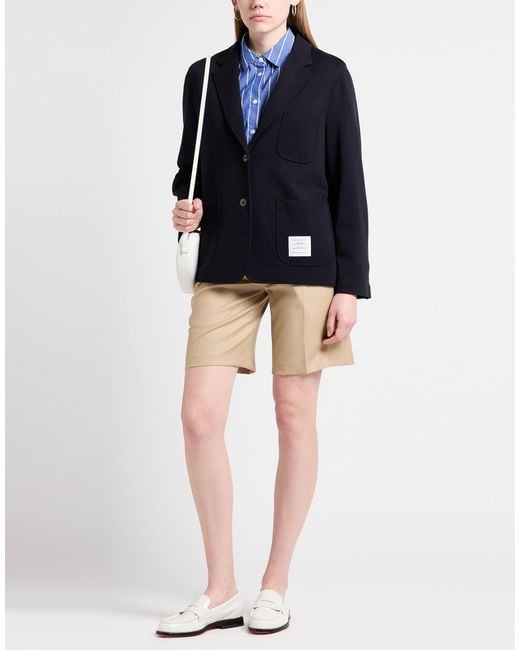 Thom Browne Black Blazer Virgin Wool