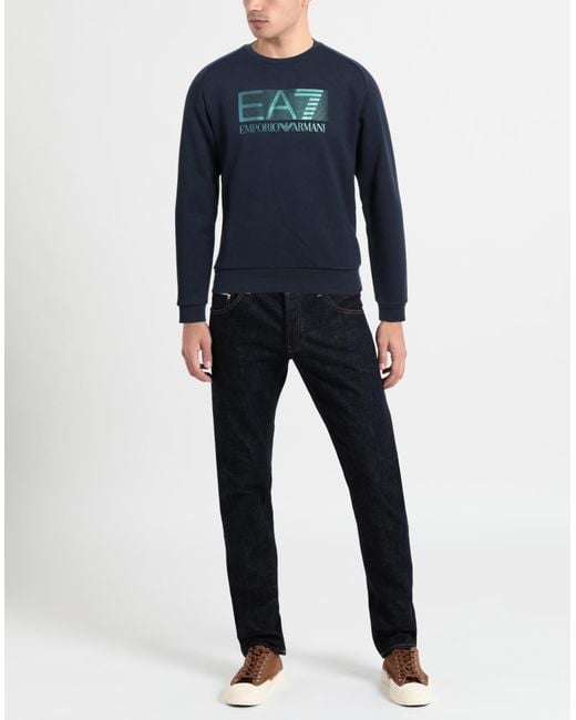 EA7 Blue Sweatshirt for men