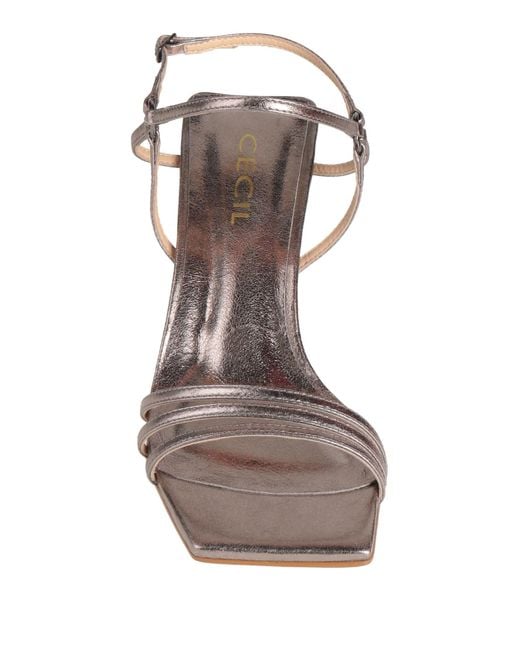 Cecil Metallic Sandals