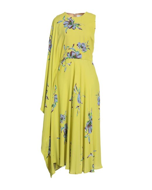 Erika Cavallini Semi Couture Yellow Maxi Dress