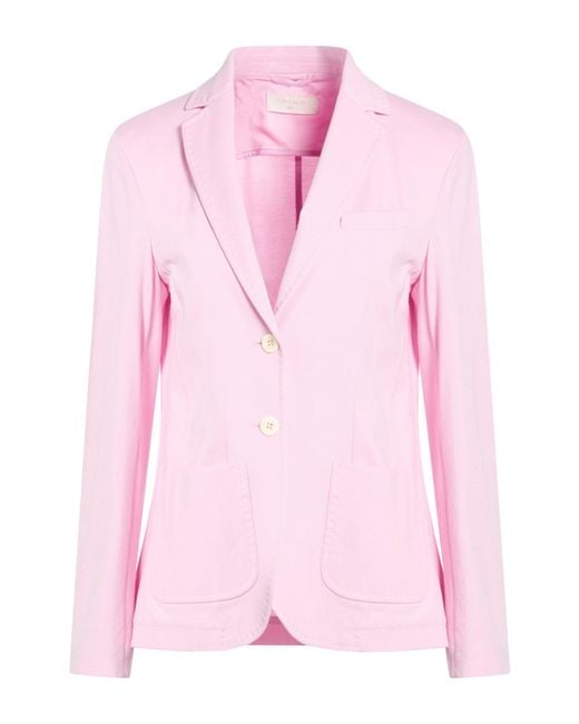 Circolo 1901 Pink Blazer Cotton, Elastane