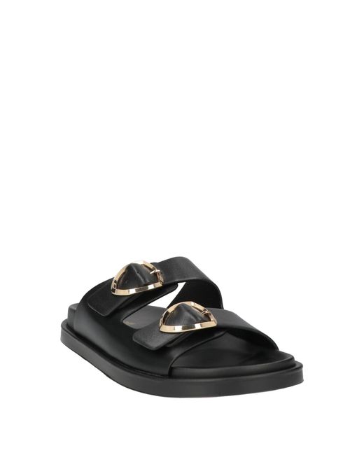 Blauer Black Sandals