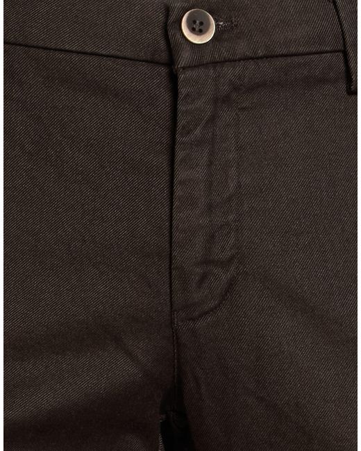 Mason's Black Pants Modal, Cotton, Polyester, Elastane for men