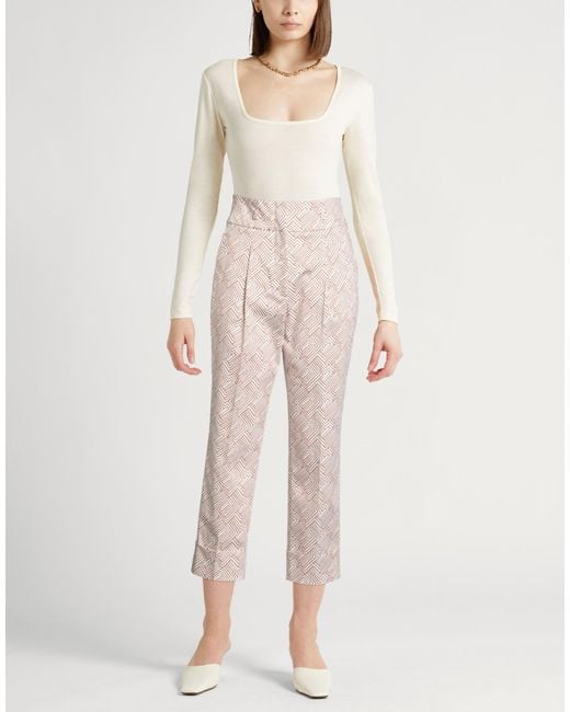 Peserico Natural Pants Cotton, Elastane