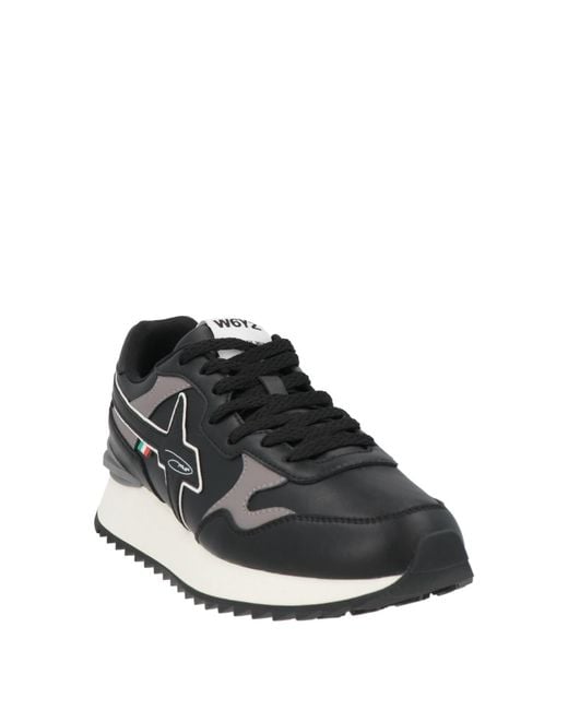 W6yz Black Trainers for men