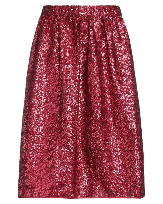 Iceberg Red Midi-Rock