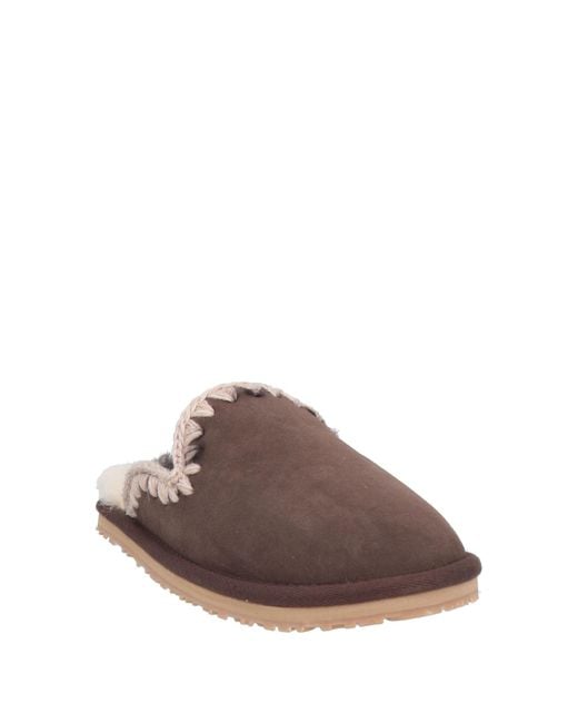 Mou Brown Mules & Clogs
