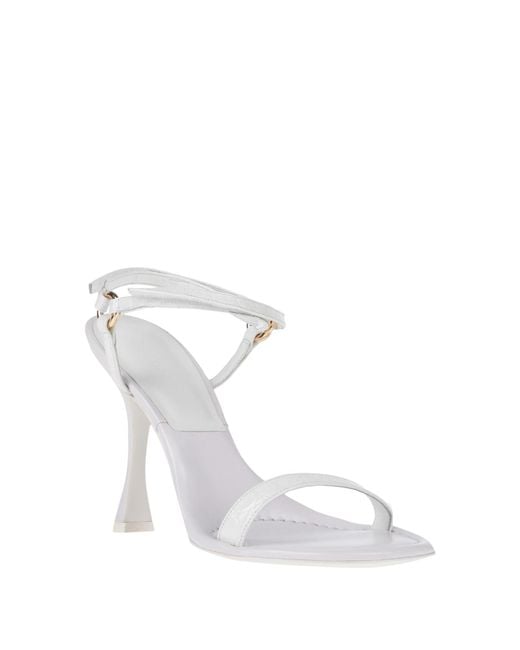 By Far White Sandals