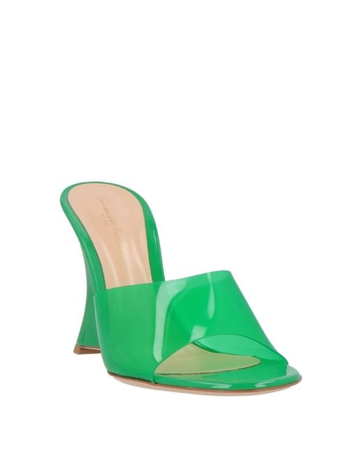 Gianvito Rossi Green Sandals Pvc