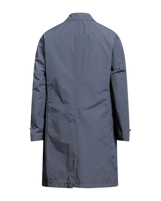 Boglioli Blue Overcoat & Trench Coat for men