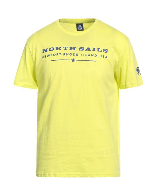 North Sails Yellow T-shirt for men