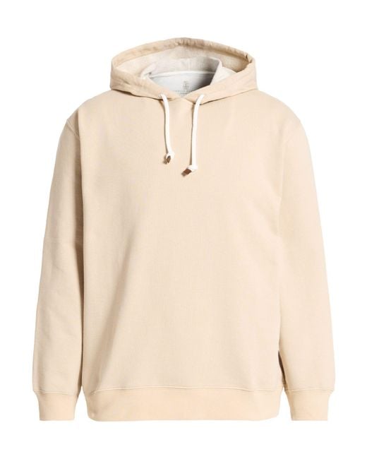 Brunello Cucinelli Natural Sweatshirt Cotton for men