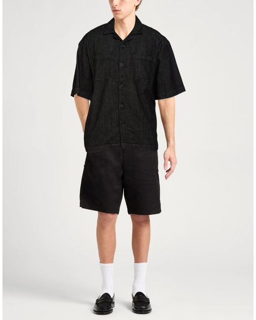 Edwin Black Denim Shirt for men