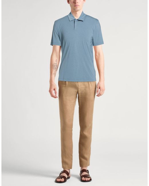 Theory Blue Polo Shirt for men