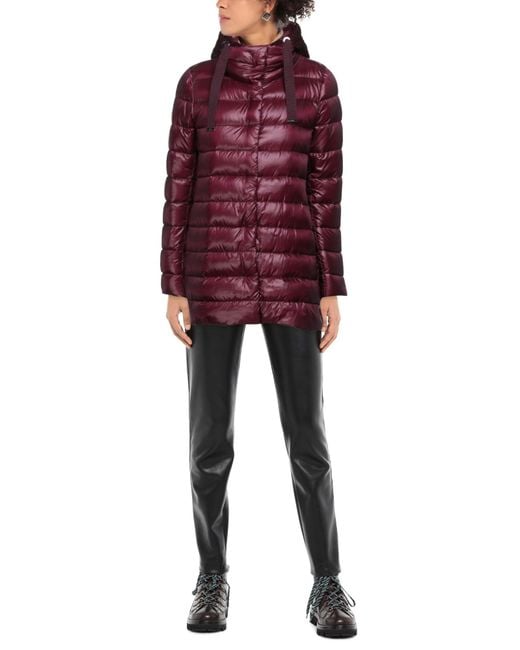 Herno Purple Puffer Polyamide, Polyester, Elastane