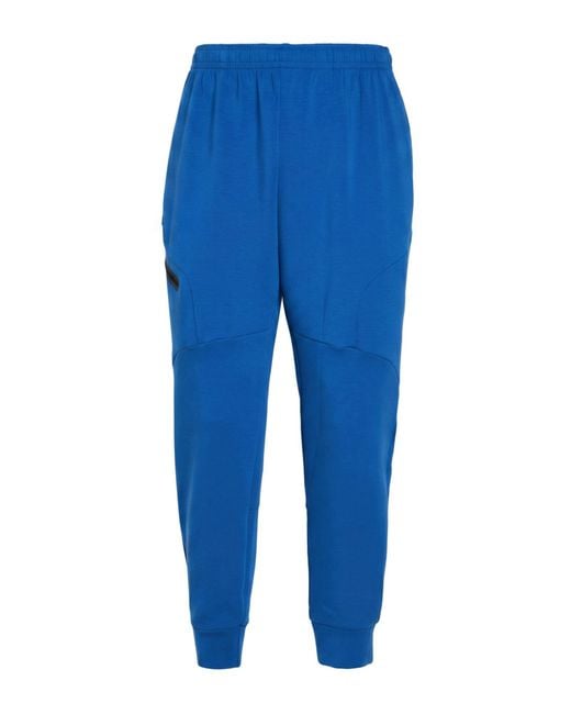 Under Armour Blue Pants Polyester, Cotton, Elastane for men