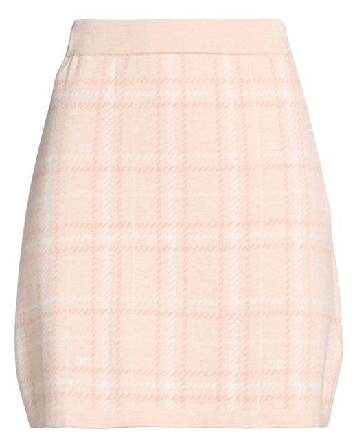 Elisabetta Franchi Natural Mini Skirt