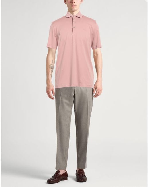 Herno Pink Polo Shirt for men