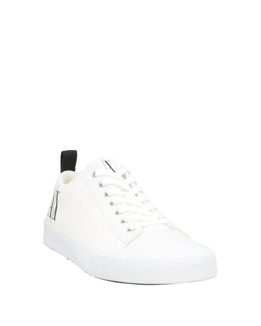 ARMANI EXCHANGE White Trainers for men