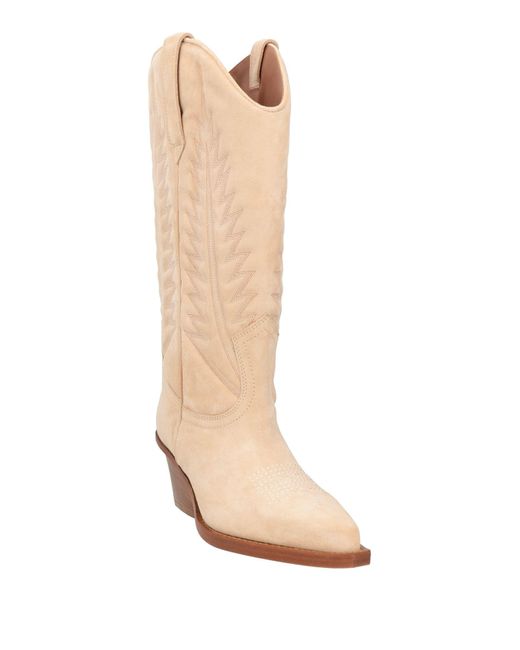 Paris Texas Natural Boot Leather