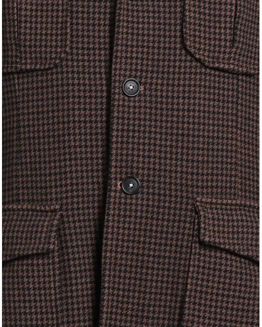Massimo Alba Brown Blazer Wool, Cotton, Polyamide for men
