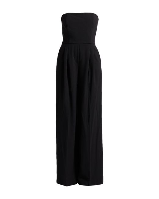Liu Jo Black Jumpsuit Polyester, Viscose, Elastane