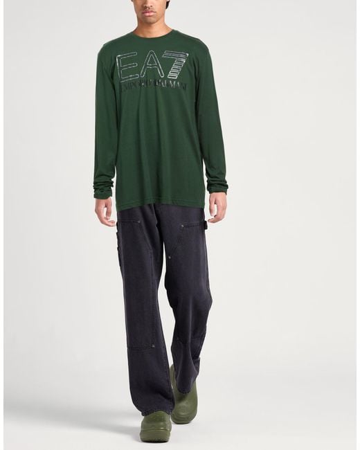 EA7 Green T-Shirts for men