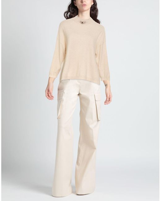 Max & Moi Natural Rollkragenpullover