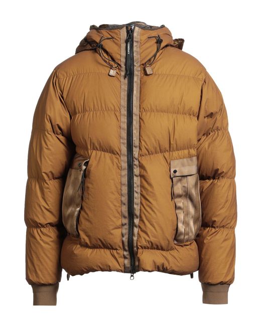 C P Company Brown Puffer Polyamide, Polyester for men