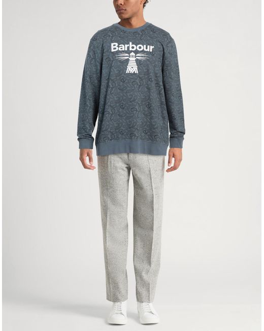Barbour Blue Beacon Slate Sweatshirt Cotton for men