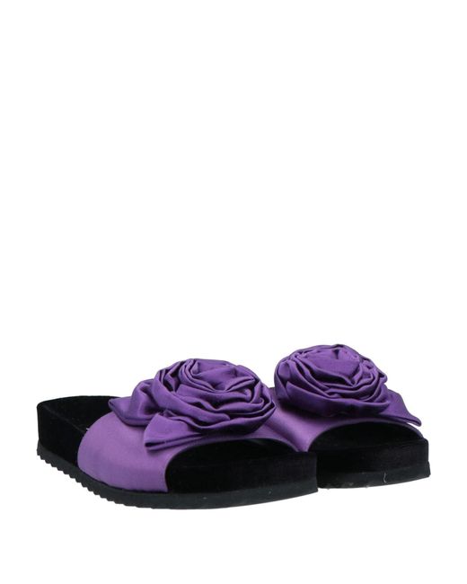 Miu Miu Purple Sandals