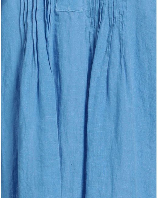 Minivestido 120% Lino de color Blue