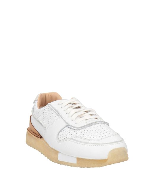 Clarks White Trainers for men