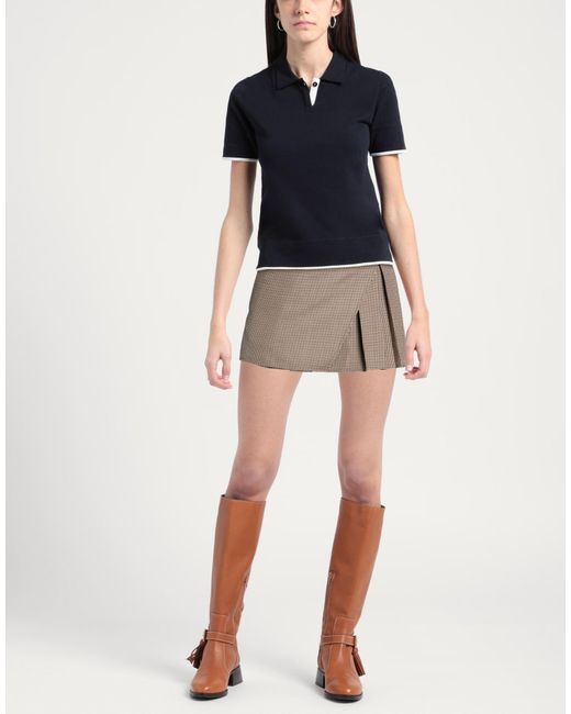 Stella McCartney Brown Mini Skirt