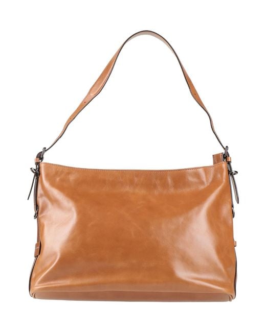 Gianni Chiarini Brown Shoulder Bag Leather