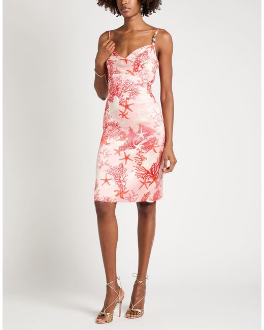 Robe Midi Versace en coloris Pink