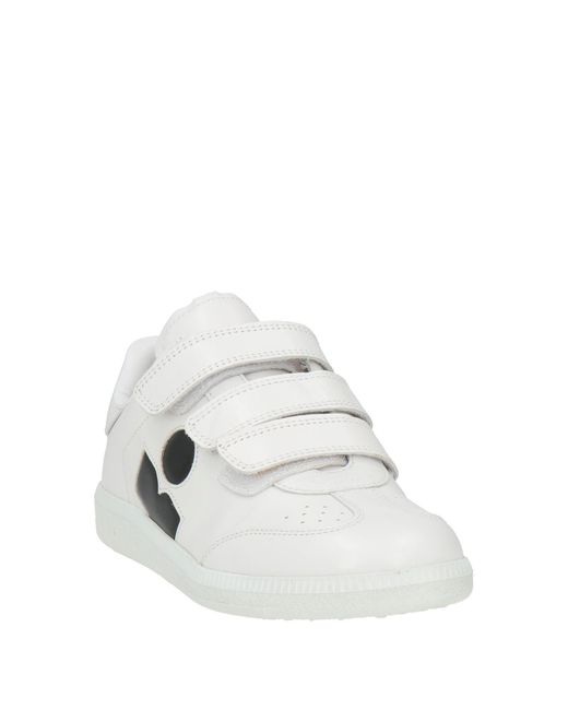 Isabel Marant White Sneakers Cow Leather