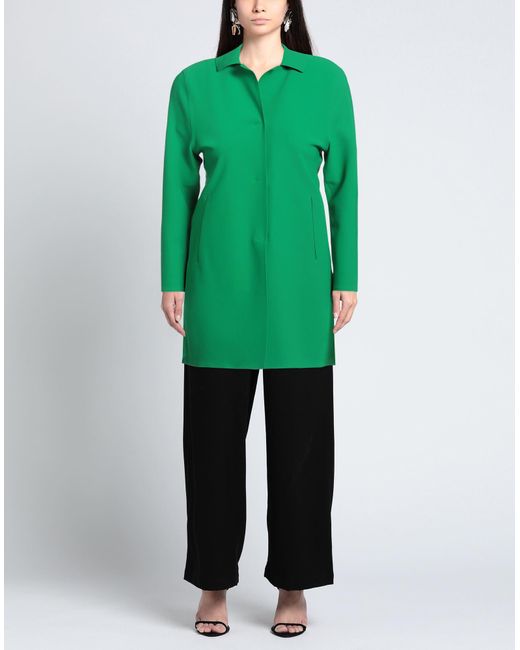 Herno Green Overcoat & Trench Coat