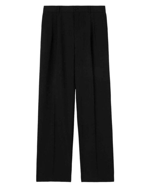 Pantalone di Burberry in Black da Uomo