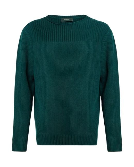 Pullover Zanone de hombre de color Green