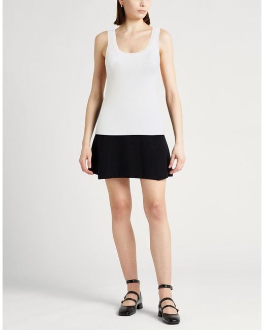 Max Mara White Top Virgin Wool