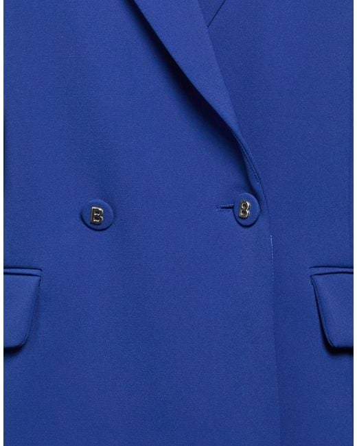 Blugirl Blumarine Blue Blazer Polyester, Elastane