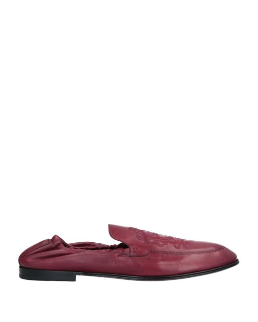 Dolce & Gabbana Purple Loafers for men