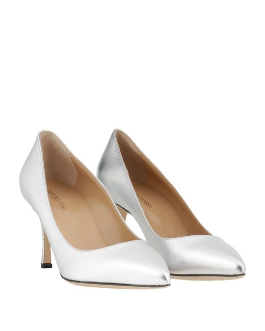 Sergio Rossi White Pumps Leather