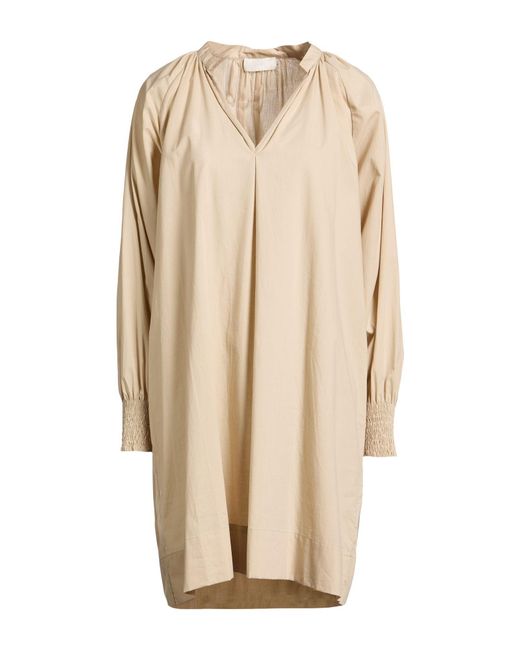Elvine Natural Mini Dress Polyester