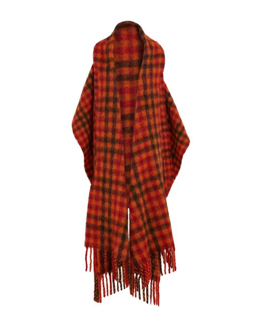 Marni Red Cardigan Mohair Wool, Alpaca Wool, Virgin Wool, Polyamide