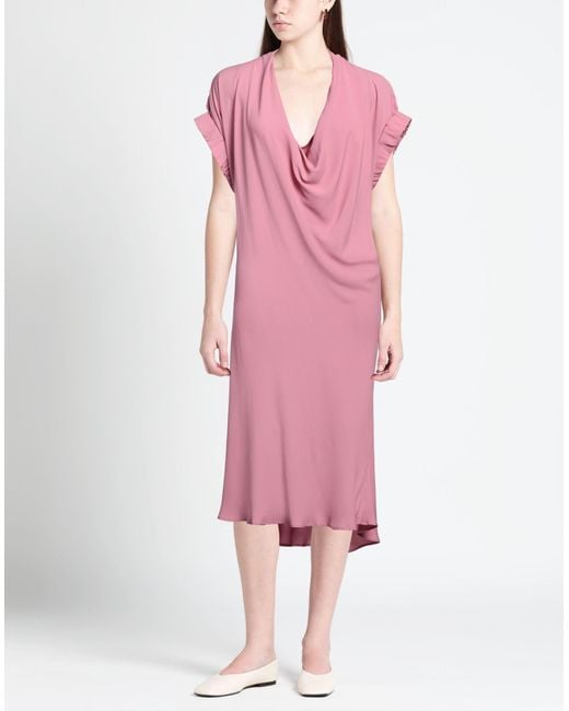 MEIMEIJ Pink Midi Dress