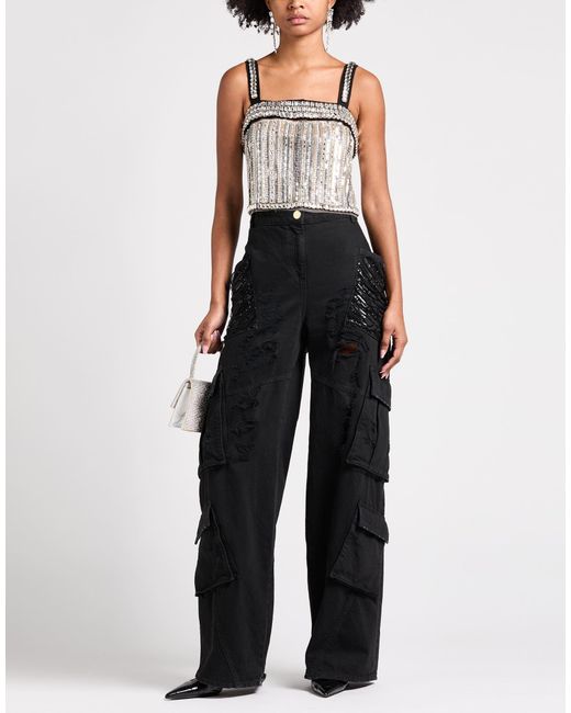 Elisabetta Franchi Metallic Top Polyamide